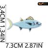 Black Fox Marine Life Cartoon Embroidered Patches for Children's Bags