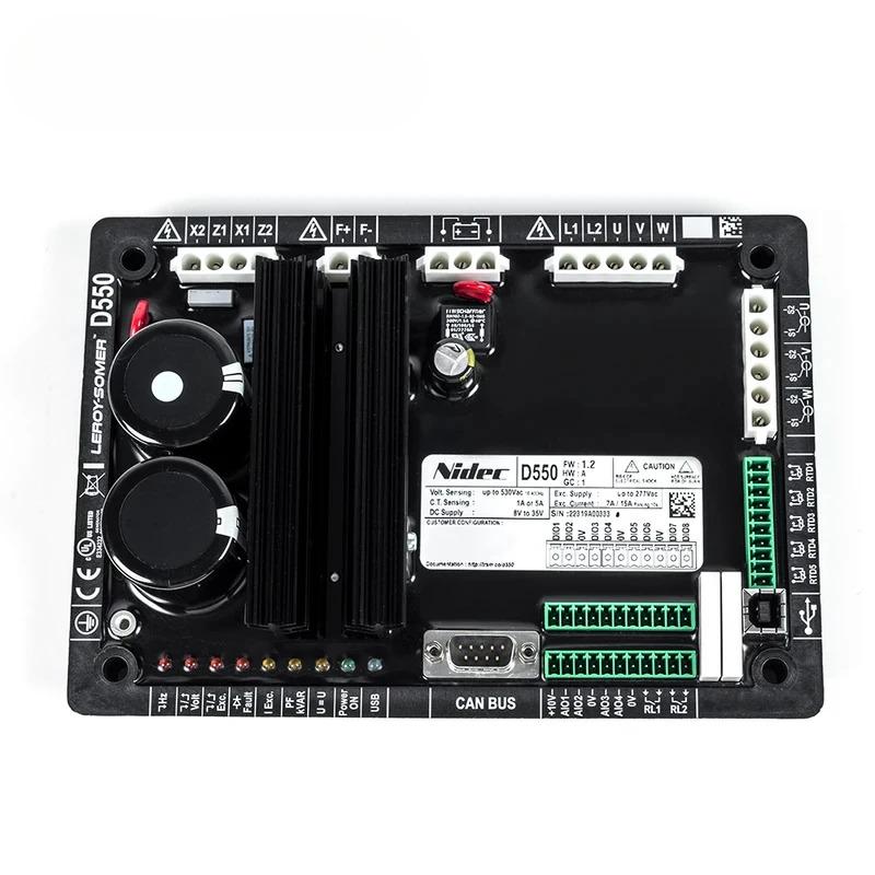 D550 Regulátor napětí alternátoru Leroy Somer AVR Nidec Pro Generátor Elektrocentrála Dieselový Motor Díly