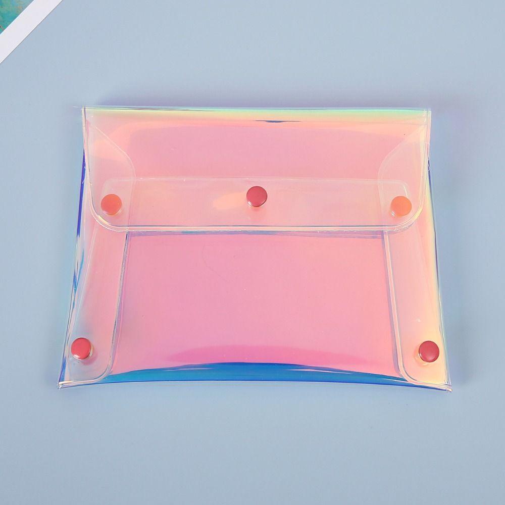 Multifunctional Pocket Wallet Transparent Credit Card Holder Portable Storage Bag  Men&Women