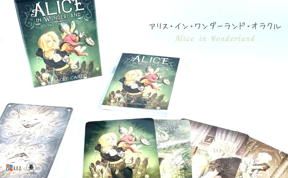 Orakelkarten Alice im Wunderland Orakel Alice im Wunderland Englisch Affirmation Wahrsagerei Authentisches Produkt I.I.J