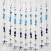 3Pcs/Set Wood Crafts Mediterranean Starfish Hung Fish Nautical Decor Hang Decorated Marine Pendant