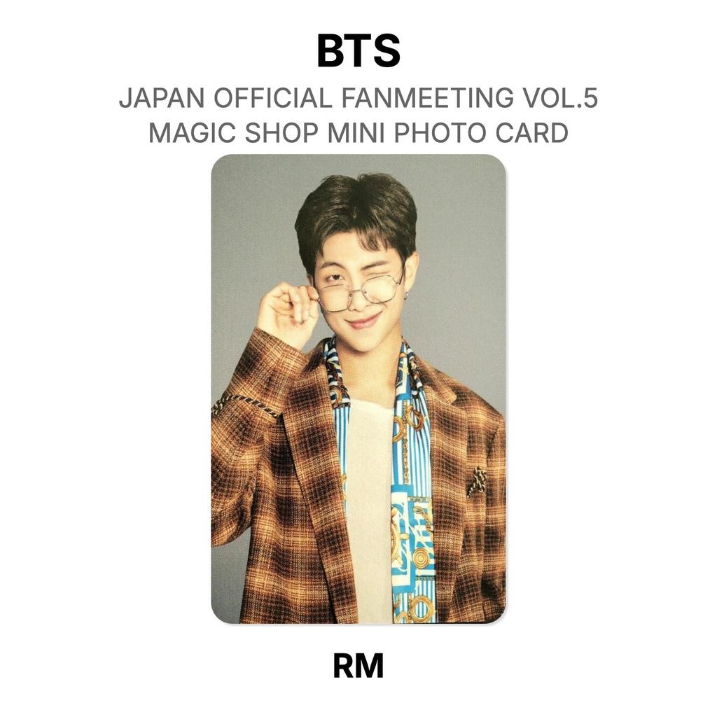 BTS JAPAN OFFICIAL FANMEETING VOL.5 MAGIC SHOP MINI PHOTO CARD Official Photocard