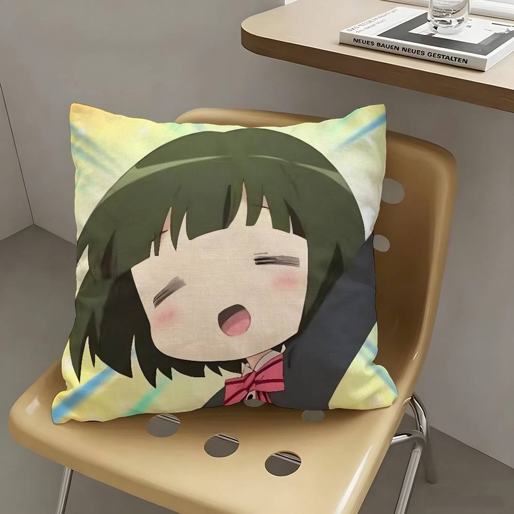 1pc Shinobu Omiya Kiniro Mosaic Pillow Case Fashion Square Pillowcase Bedroom Sofa Room Ins Decoration Leisure