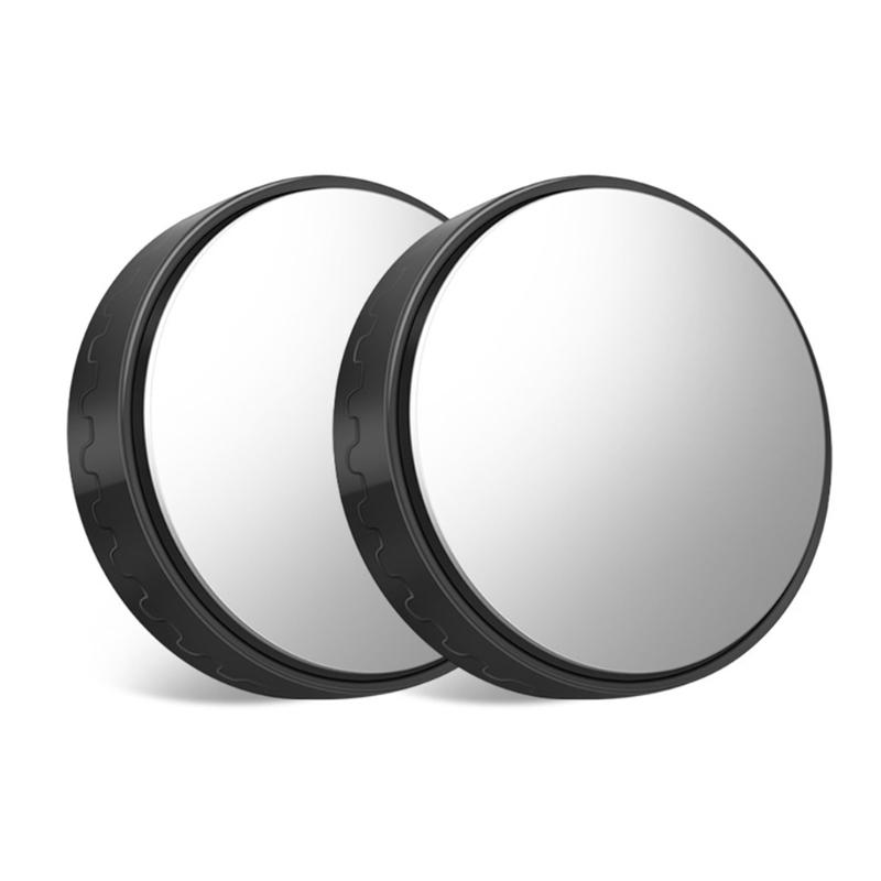 Blind Spots Auxiliary Mirrors Round Glass Frameless Convex General  Fit Car Safety Mirror Simple Use for Car SUV Truck
