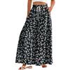 Women's Printed Wide Leg Pants With Pockets High Waist Drawstring Loose Casual Pants