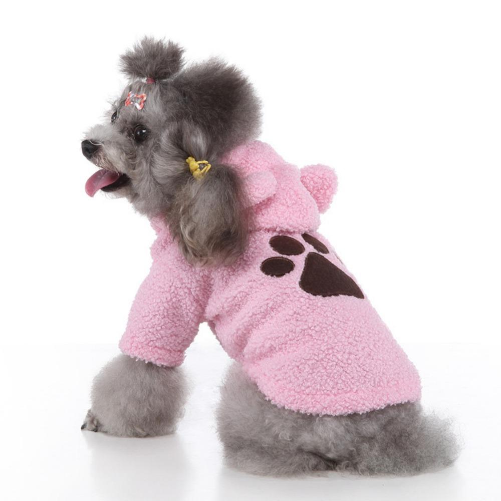 Pet dog clothes thermal sweater velvet four-legged clothes autumn and winter casual pet clothes small dog