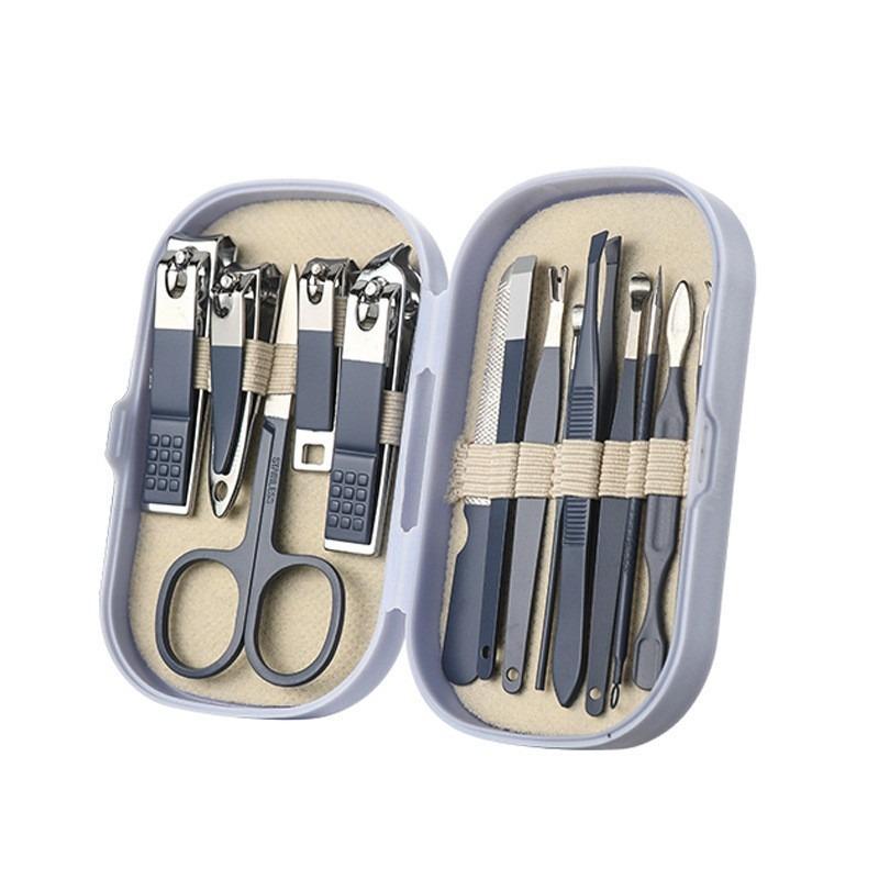 Exquisite 14-piece Nail Clipper Set, Household Nail Clipper Combination, Dead Skin Removal Set.