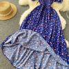 Beach Dress With Slim Waist And Seaside Holiday Dress