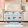 High Definition Transparent Fish Tank Stackable Fish Breeding Box Desktop Fish Tank  Office