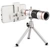 Cell Phone Camera Lens Kit 18X Zoom Optical Telephoto Lens with Tripod and Wide Angle Universal 4k phone camera lens