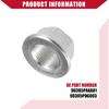 90305PAAA01 90305P0G003 Power Steering Pump Pulley Nut for Honda Accord 1995-2012 for Honda Civic 1996-2011 / Inner/Durable Metal/ 1 Pcs Silver Tone