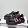 Leather children's moral training shoes 2025 autumn new casual girls board shoes student boys sports shoes casual shoes