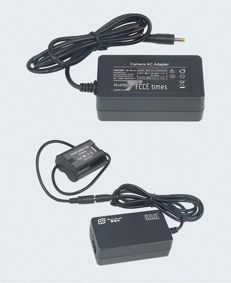 W235 Fake Battery External Power Supply for Fuji X-T4 and GFX 100S Cameras - Ideal for Live Streaming.