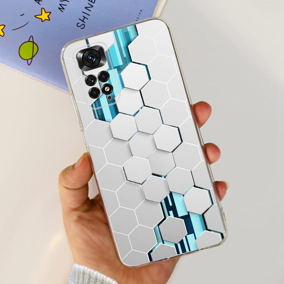 For Xiaomi Redmi Note 11 Case Note 11s Cover Popular Butterfly Dragon Soft Silicone Clear Case For Redmi Note 11S 5G Note11 Capa