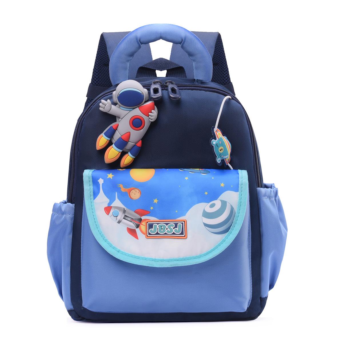 

School bag new large-capacity casual versatile middle and large class children s backpack королівський синій колір