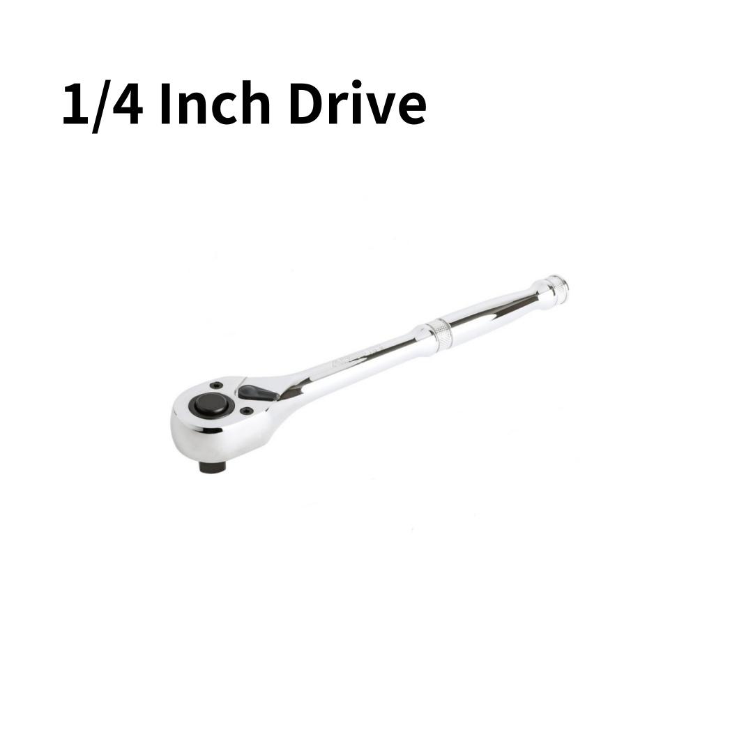 

Набор быстросъемных трещоток с каплевидной головкой, полностью полированная хромированная рукоятка, 1/4, 3/8, 1/2 дюйма