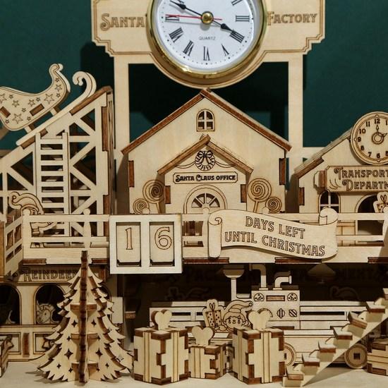 3D 3D Puzzle Gift House Wooden Puzzle Concentration Improvement DIY Puzzle Model House, Korean popular puzzles