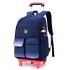 Zaino Scolastico con Ruote Zaino Trolley per Bambine Studentesse Zaino a Ruote Trolley Borsa Scolastica Trolley da Viaggio Bagaglio