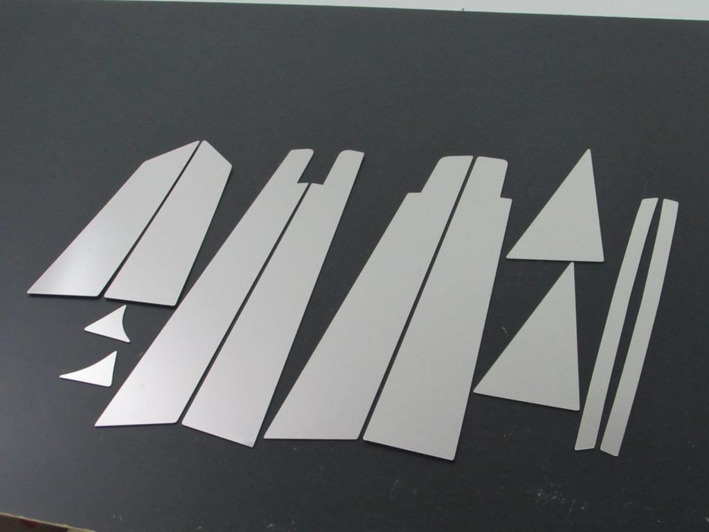 BRIGHTZ Stainless Steel Pillar Panels for Honda Odyssey with Standard Set 8940 Ultra-Mirror RB1-2 (Early Model) RB1/RB2 (Compatible Visors) 12-Piece