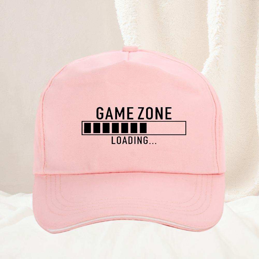 Game Zone Logo Game Sun Baseball Cap UnisexTeens Design Hip Hop Hat Summer Trendy Tennis Skate Hot Sale Baseball Caps