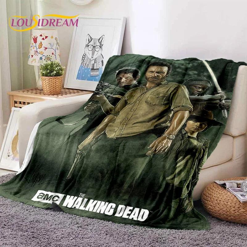 The Walking Dead Lincoln TWD Soft Flannel Blanket for Beds Bedroom Sofa Picnic,Throw Blanket for Cover Outdoors Leisure Nap Gift