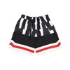 Pantaloncini da Basket in Air Mesh Uomo Fondo Nero Bianco Rosso AR1842-100