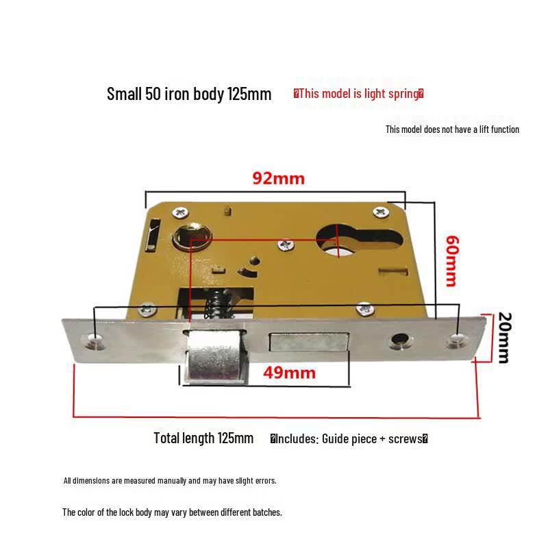 Universal Wooden Door Lock Body