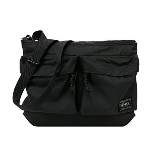 Porter Authorized Retailer Force Mini Shoulder Bag (Nylon Ox 1.black)