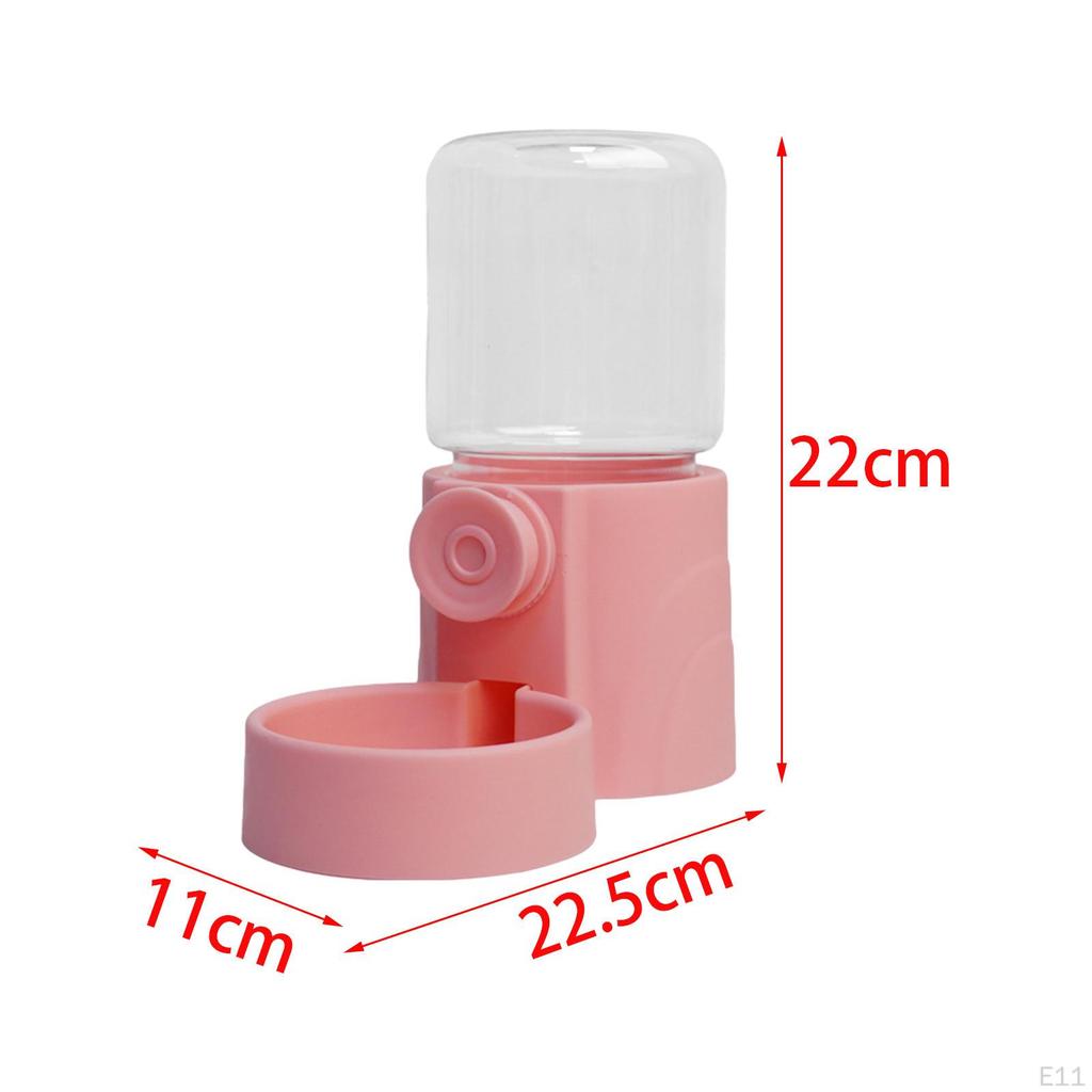 Automatic Cat Dog Feeder Cage Hanging Dispenser Pet Supplies Gravity Food Container