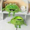 Stuffed Frog Pen Case, Funny Frog Pencil Bag, Fluffy Pencil Storage Pouch, Large Capacity Zipper Pen Bag for Boys Girls, Multifunctional Storage Bag
