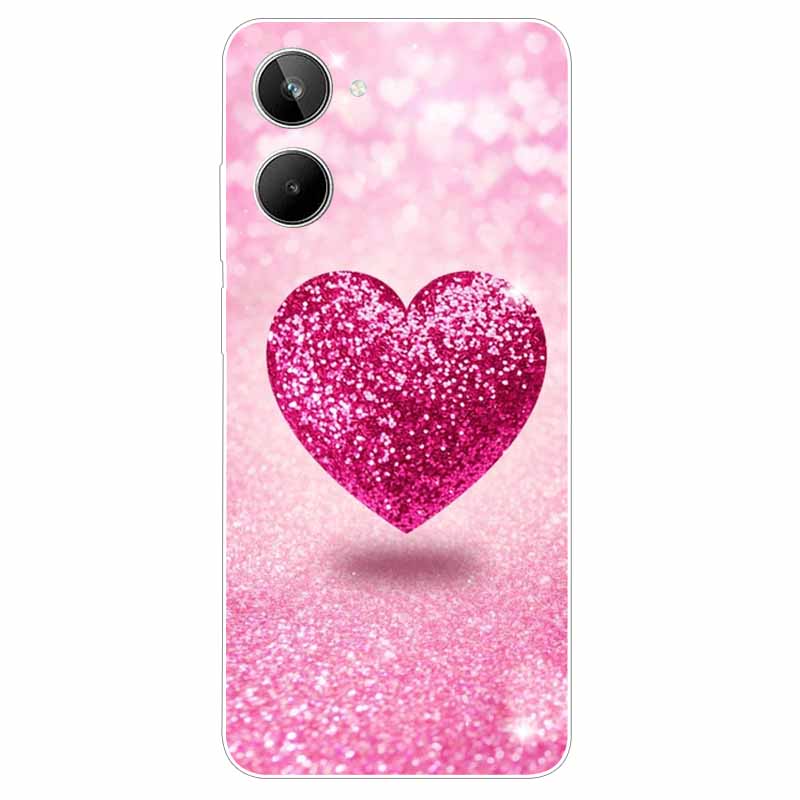 For Realme 10 4G Case 6.4'' Soft TPU Cats Lions Protection Silicone Phone Covers for Realme 10 Case 2022 Clear Realme10 RMX3630