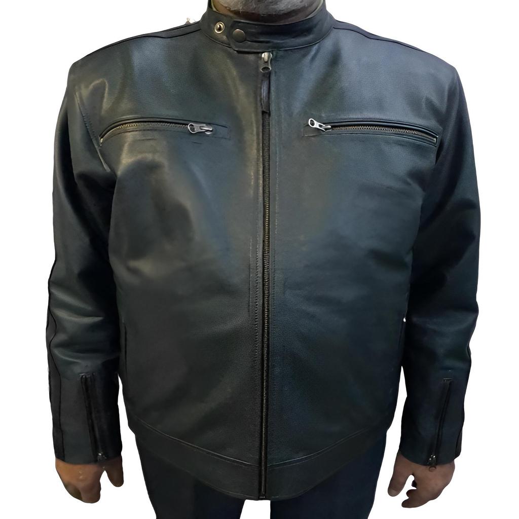 NOORA Men's Real Leather Jacket ST058