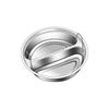 304 Stainless Steel Divided Food Steamer Tray Multi Size Stackable Food Steamer with Handle Round Food Holder for Kitchen