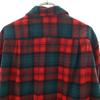 PENDLETON 50s Vintage Wool Blend Check Pattern Long sleeve Open collar shirt Men's Used