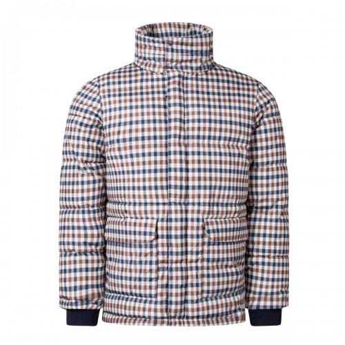 Aquascutum Mens Checked Active Puffer Jacket