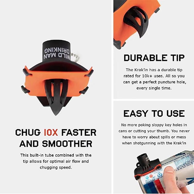 Inovativní brokovnice s vestavěným trychtýřem Otvírák na konzervy Přenosný otvírák na pivo Otvírák na plážové pití Venkovní otvírák na láhve