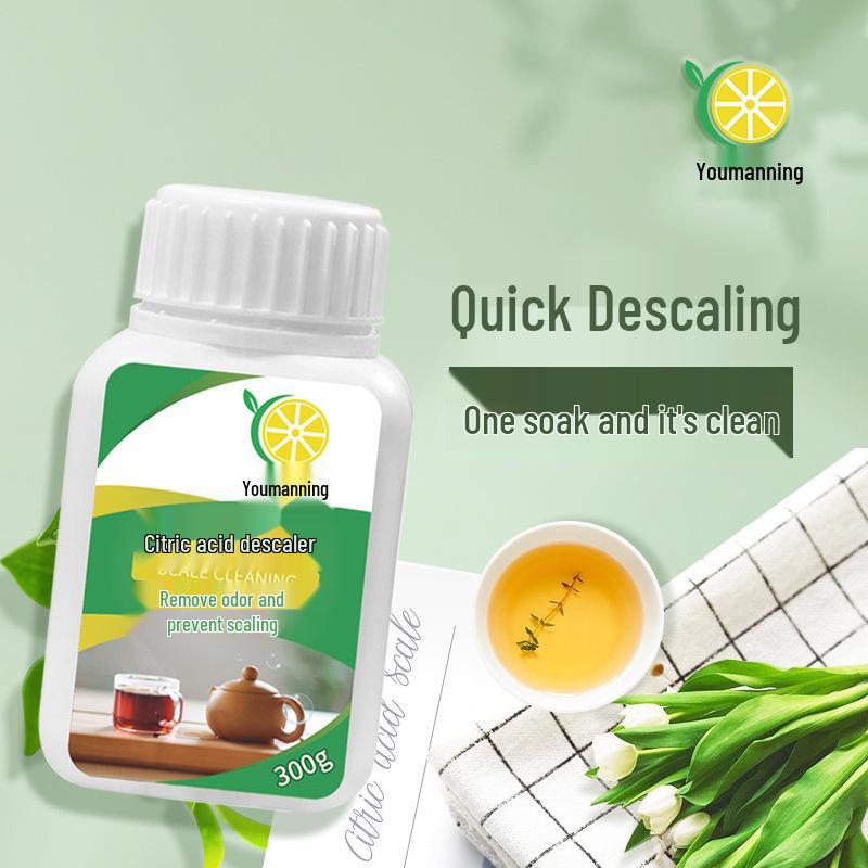 Citric Acid Descaler for Electric Kettles and Thermos - Tea and Water Scale Cleaner