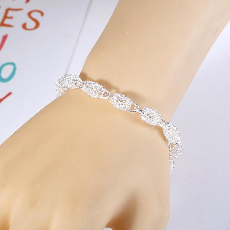 Fashion 925 Silver Bracelets For Women Luxury Original Designer Hollow Lantern Ball Charm Bracelets Beautiful Jewelry