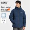 XUEZHONGFEI Men's Short Warm Windproof Down Jacket