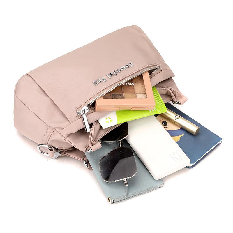 Women's fashion handbag trendy shoulder bag multi-layer anti-splash messenger bag