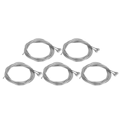 10 STÜCKE Fahrrad Bremsseil Edelstahl Zinkbeschichtung Fahrrad Austauschbares Bremsinnenzug für Rennräder 1,8 m 1,5 mm