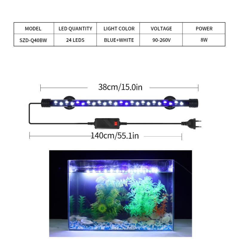 Fishbowl Diving Lights 3 Light Source High Brightness Waterproof Led Lamp Ornamental Lighting