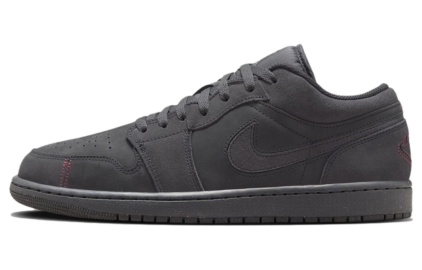 Jordan 1 Low Se Craft Dark Smoke Grey Varsity Red FD8635-001 44