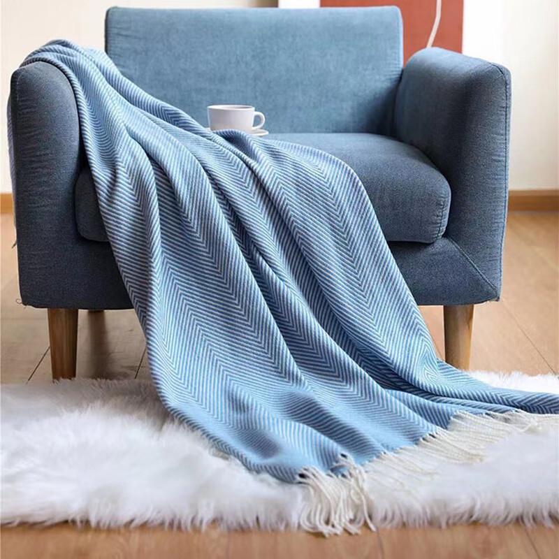 

Acrylic Knitted Throw Blanket