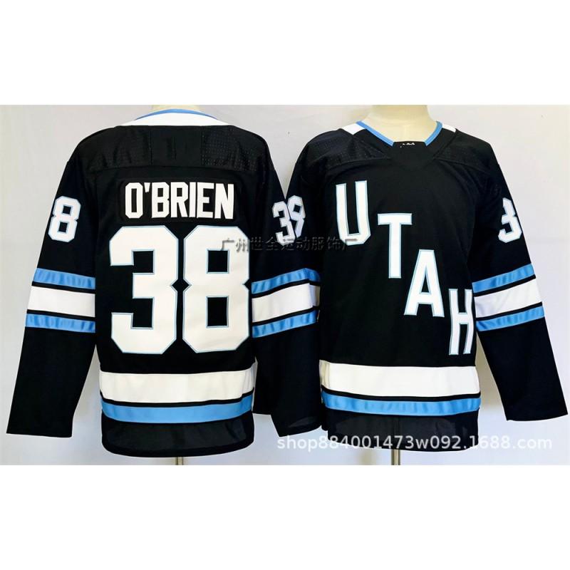 Vintage Utah Hockey Jersey 9 Embroidered Ice Practice Shirt Mens Cotton Blend Retro Team Uniform