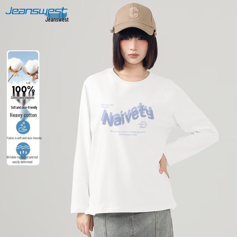 Jeanswest Women s Basic Long Sleeve Round Neck T-Shirt L