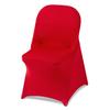 50 Pcs Red Chair Covers, Polyester Spandex Chair Cover, Stretch Slipcovers for Wedding Party Dining Banquet Flat-Front Chair Covers, Fits Chair
