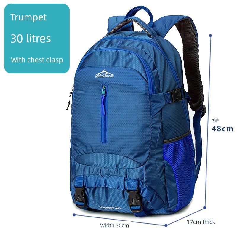 

Женский легкий повседневный рюкзак для активного отдыха и пеших прогулок Royal blue Small size 30L