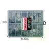 216 PCS Seamless Press On False Nail Tips Transparent Full Cover Fingernail Tip Half Matte Long Coffin Almond Artificial Nails