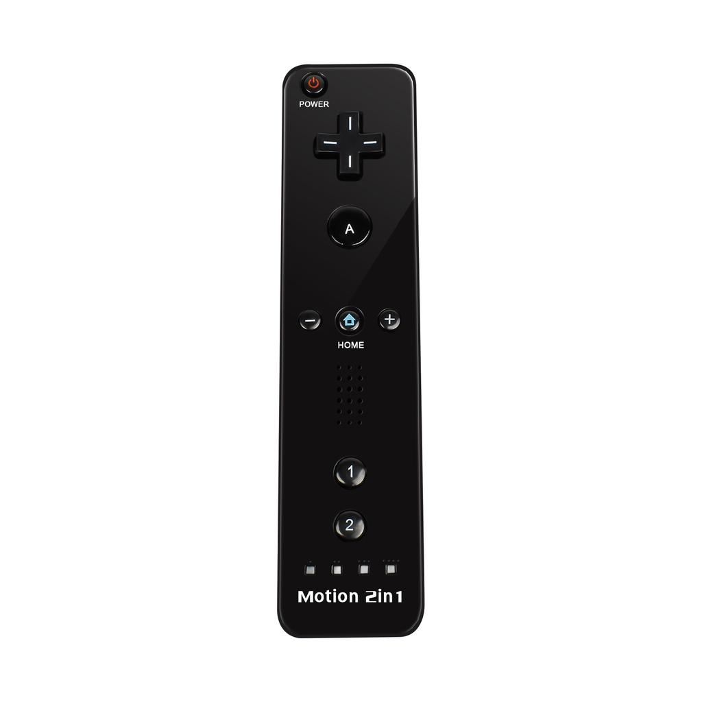 2in1 For Nintendo Wii Controller Set W/ Motion Plus Wireless Joystick Gamepad Remote Control W/ Silicone Case Video Game Console 1